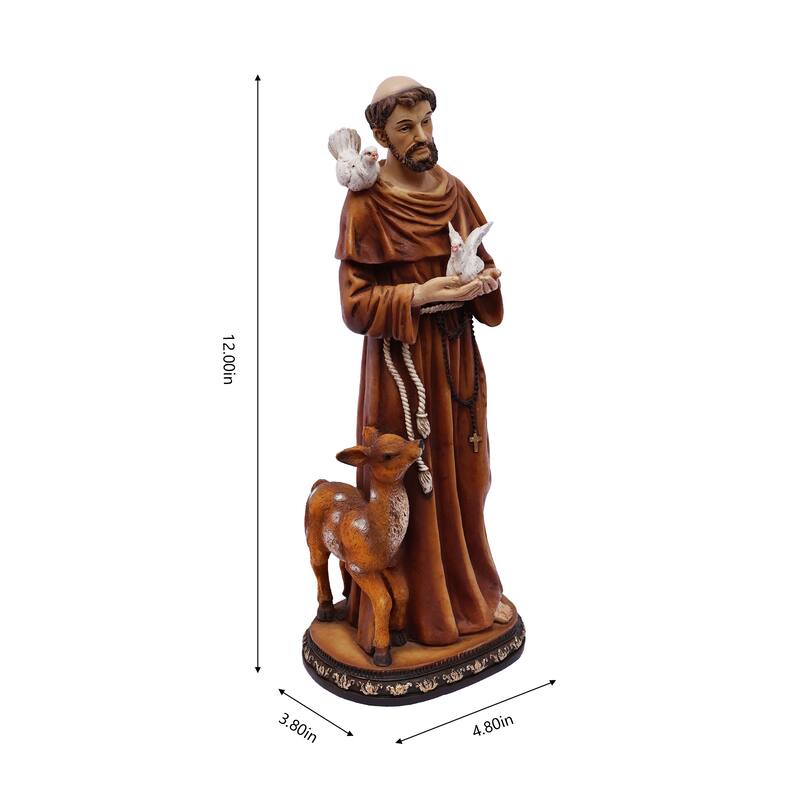 St. Francis of Assis Figurine - 12"