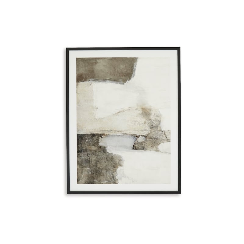 Signature Design by Ashley Aldricton Brown/White Wall Art
