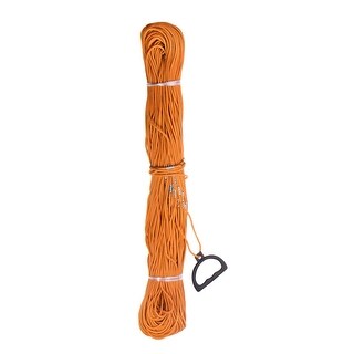 Yellow Measuring Rope Deep Well Measuring Rope 100m Steel Wire Nylon Coated with Pull Ring ...