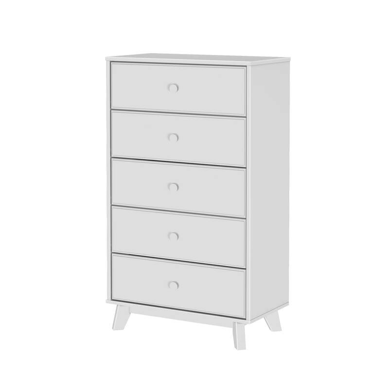 Max and Lily Classic Solid Wood 5-Drawer Dresser