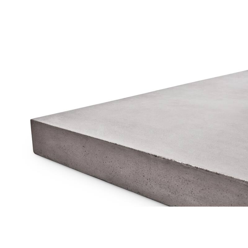 Urbia Una 59" Square Concrete Table - Dining Height