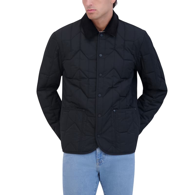 Robert Graham Men's Quilted Water-Repellent Barn Jacket