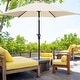 preview thumbnail 1 of 111, Autlaycil 7.5FT Patio Umbrella with Tilt and Crank Khaki