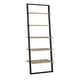 preview thumbnail 14 of 28, Ranell Leaning Ladder Shelves by iNSPIRE Q Modern