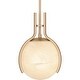 preview thumbnail 4 of 3, Orbit 1-Light Bronze Gold Pendant Light