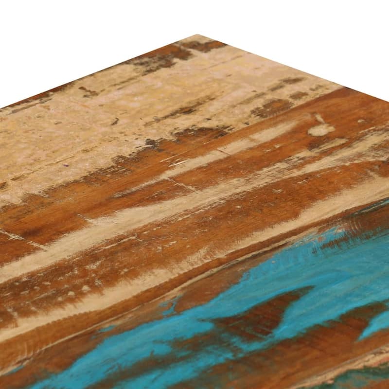 vidaXL Coffee Table 39.4"x19.7"x13.8" Solid Reclaimed Wood and Steel