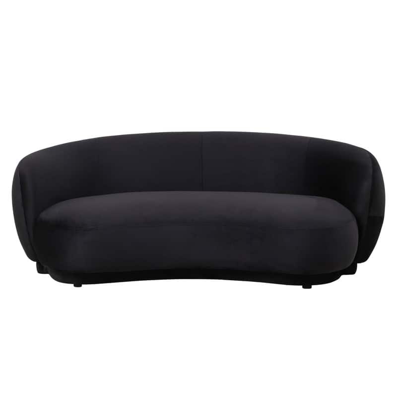 Faze 3 Seater Velvet Upholstered Solid Wood Frame Sofa with Plush Foam Cushions, No Assembly for Living Room, Home Office, Bed