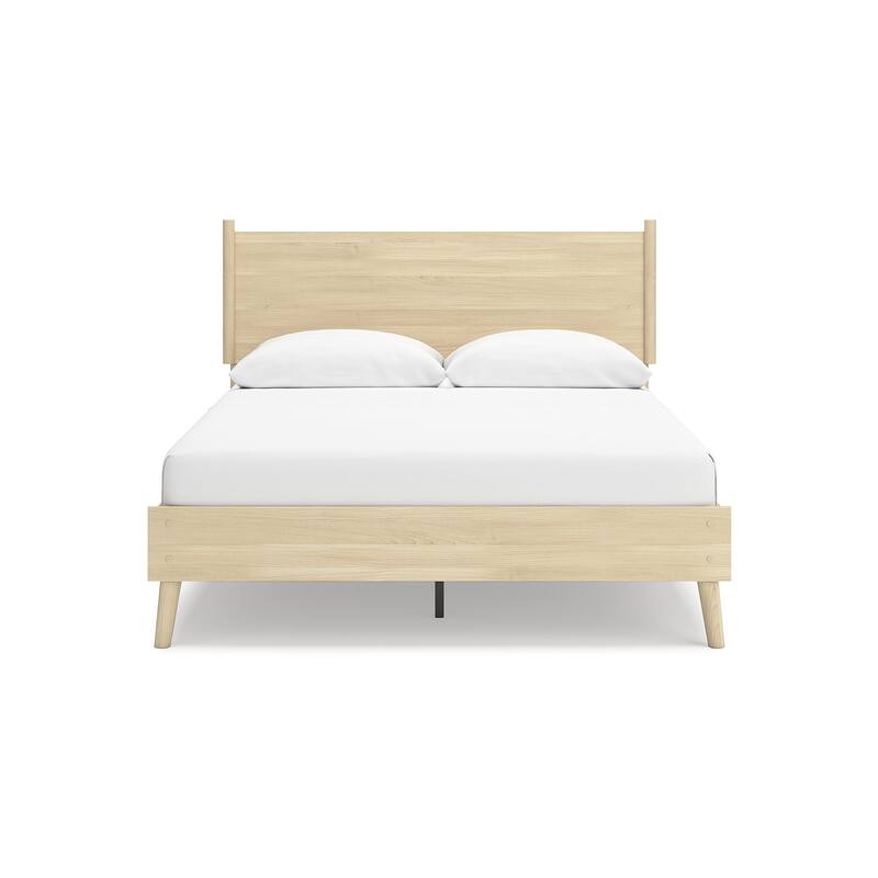 Signature Design by Ashley Cabinella Beige Platform Panel Bed
