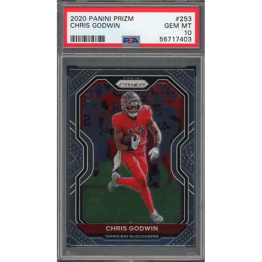 Chris Godwin 2020 Panini Prizm Football Card #253 Graded PSA 10 - 8'6" x 11'6"