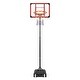 preview thumbnail 3 of 9, Adjustable Basketball Hoop 5-7 ft, 28" Backboard for Indoor/Outdoor