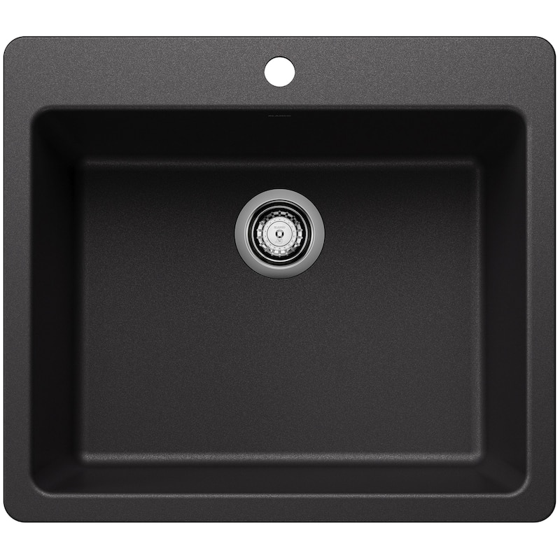 Blanco 443221 Liven 25" Drop-In/Undermount Single Basin SILGRANIT