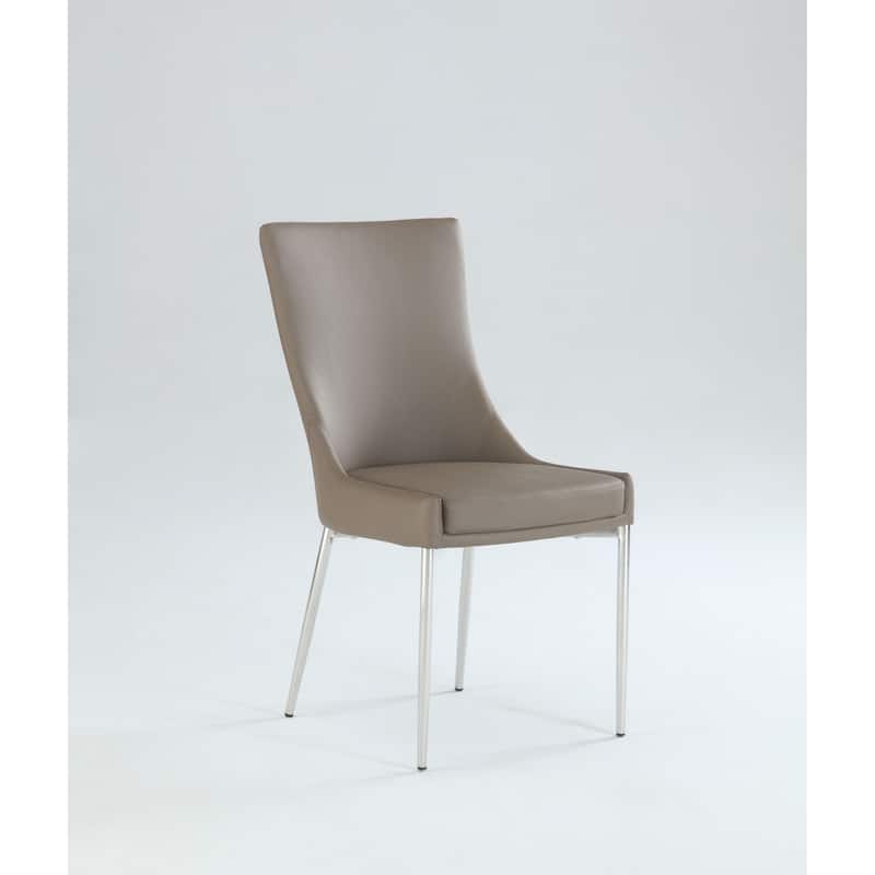Somette Patty Round Dining Set with Brown Chairs