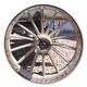 preview thumbnail 2 of 8, Designart 'Spanish Cottage Carriage Wheel' Oversized Farmhouse Wall CLock
