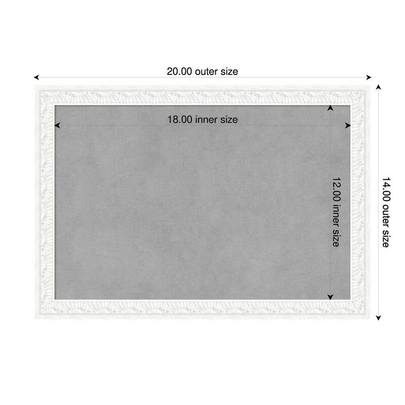 Amanti Art Bethany Black Framed - 20 x 14 in - Bethany White