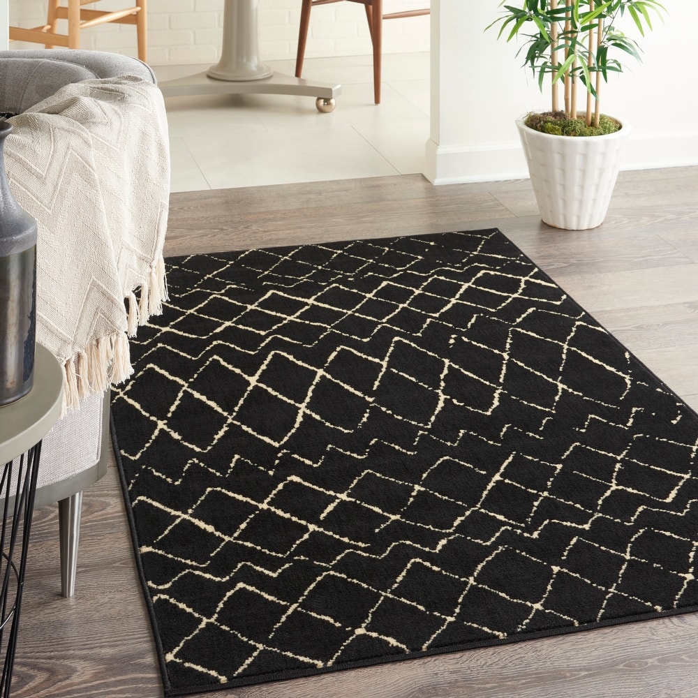 Nourison Grafix Moroccan Patterned Area Rug