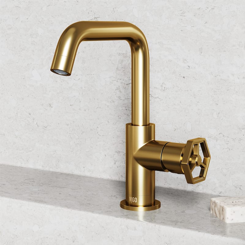 VIGO Ruxton 9" H Single Handle Single Hole Bathroom Faucet