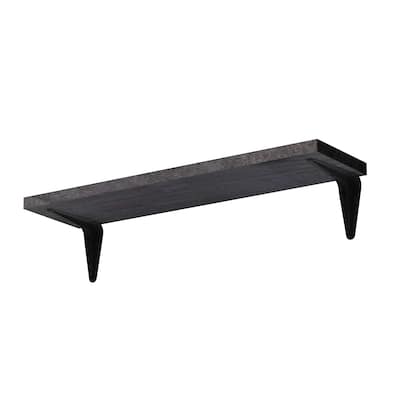 Wallniture Arras 17x4.5" Floating Bookshelves, Hanging Shelves for Living Room, Farmhouse Decor, Custom Finish and Piece Options