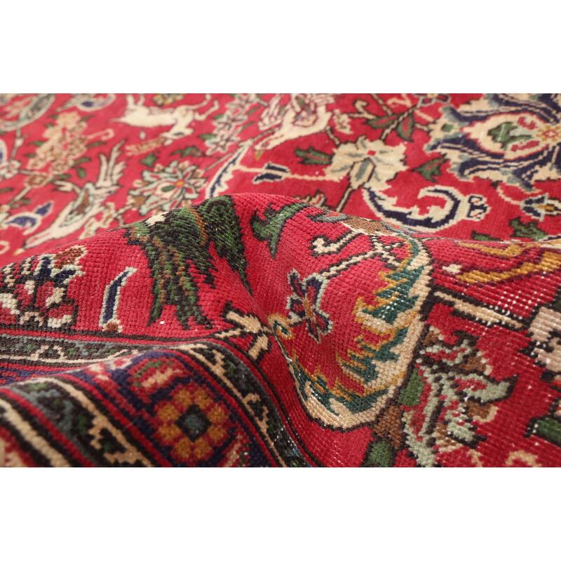 ECARPETGALLERY Hand-knotted Antalya Vintage Red Wool Rug - 8'2 x 11'3
