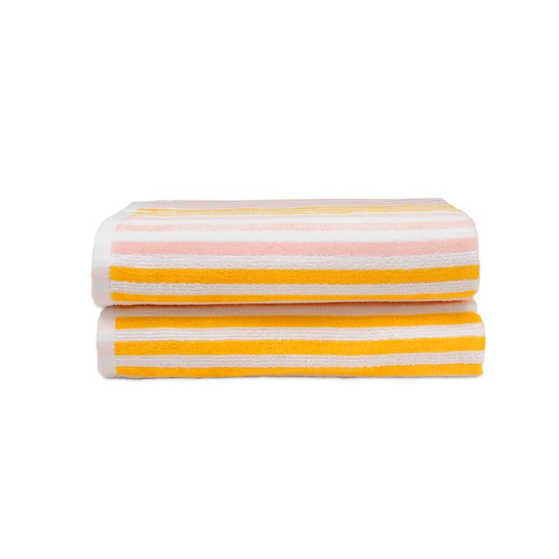Dan River 2-4 Pack Cabana Stripe Beach Towel Set