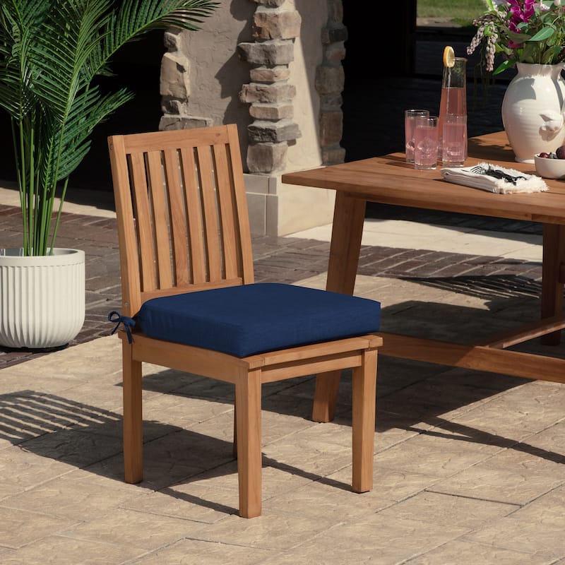 ARDEN Foam Outdoor Round Back Seat Cushion, 20 x 19