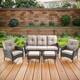 Option Brown Wicker / Beige Cusion