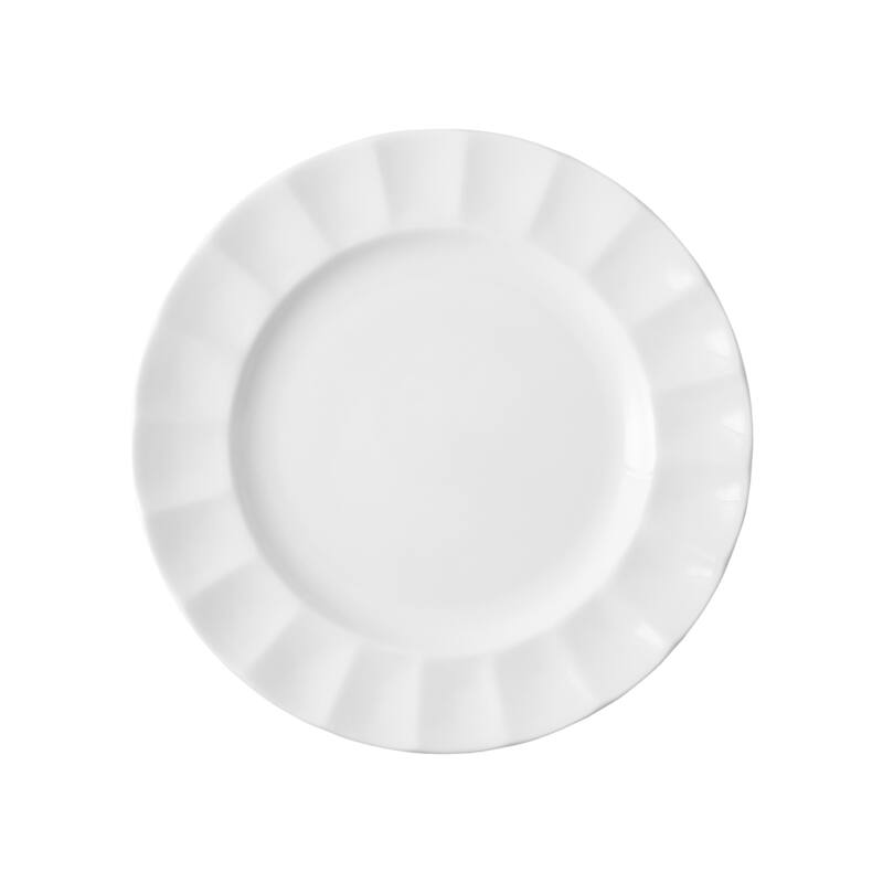 Fortessa Blyss Bone China,Dinner Plate , White, - 10.6" Dinner Plate - 10.6" Dinner Plate - White - 4 Piece