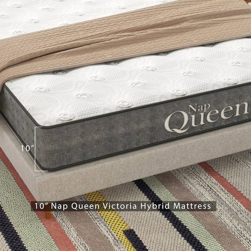 NapQueen Victoria 10" Cooling Gel Hybrid Mattress