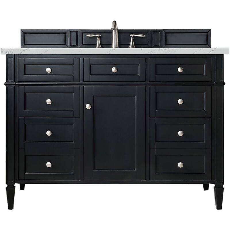 James Martin Vanities 650-V48-FENC Brittany 48" Free Standing Single - Black Onyx