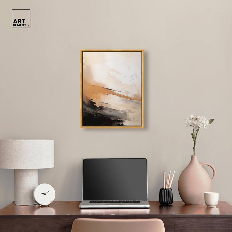 Baked Clay III Canvas by Art Remedy