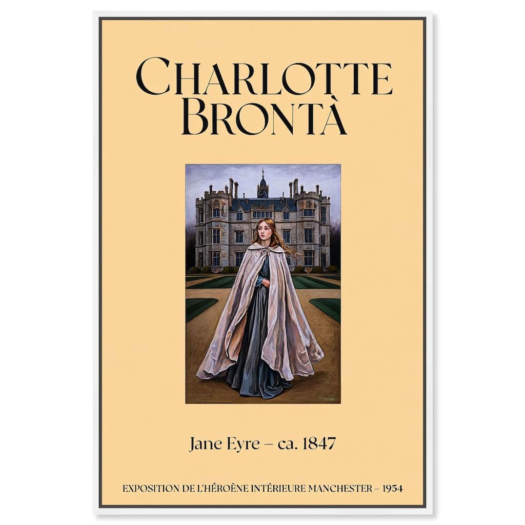 Protagonist of Jane Eyre Canvas by Art Remedy