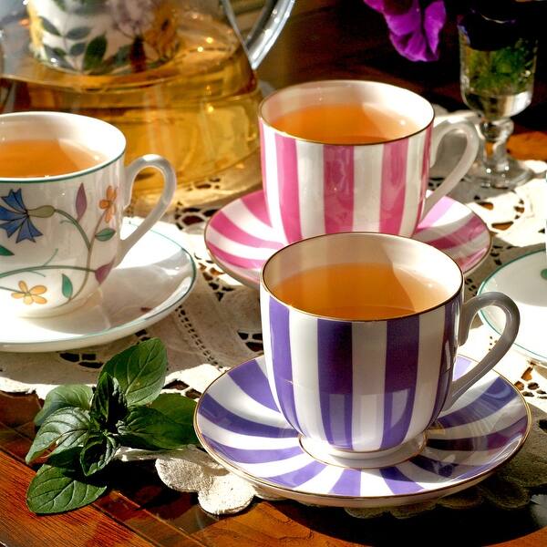 Imperial Porcelain Factory Yes And No Bone China Coffee Cup W Saucer Overstock 32418792