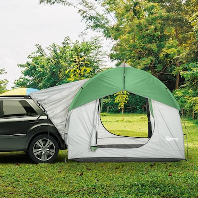 Waterproof Truck Tent with 3 Doors and Mesh Window