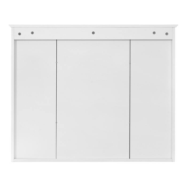 35" 2-in-1 Wall-Mounted Medicine Cabinet - High-Definition Mirror with Storage, Adjustable Shelves & Soft-Close Doors