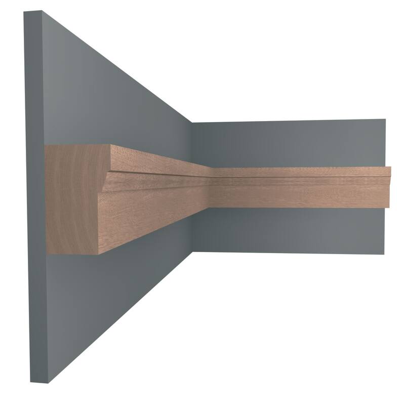 WM180 1-1/4-in D x 2-in W x 96-in L Americraft Solid Hardwood Stain Grade Brick Moulding