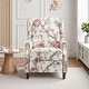 preview thumbnail 7 of 91, Linen Manual Upholstered Recliner with Wood Legs