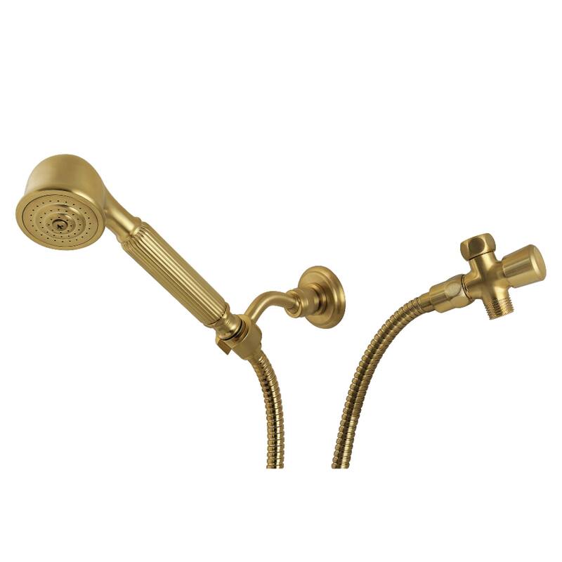 Kingston Brass Restoration Hand Shower Kit - Brushed Brass