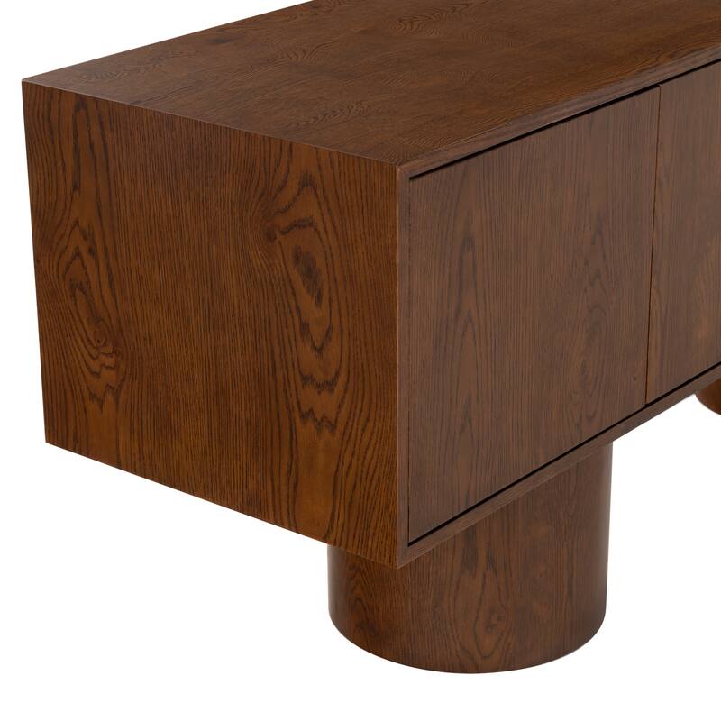 SAFAVIEH Couture Alberti Wood Sideboard - 71"W x 20"D x 29"H