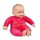 preview thumbnail 3 of 5, 20" Soft Lovely Baby Doll Dressed In Pink