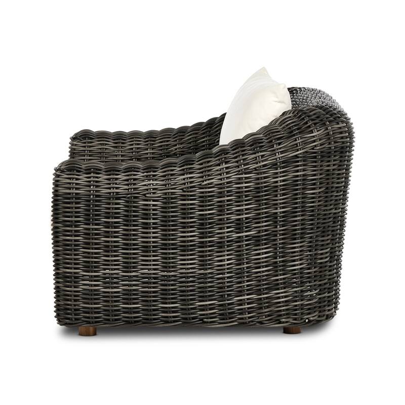 Lessik Outdoor Chair-Natural Teak-FSC - 53.5W x 41.5 x 34.5H