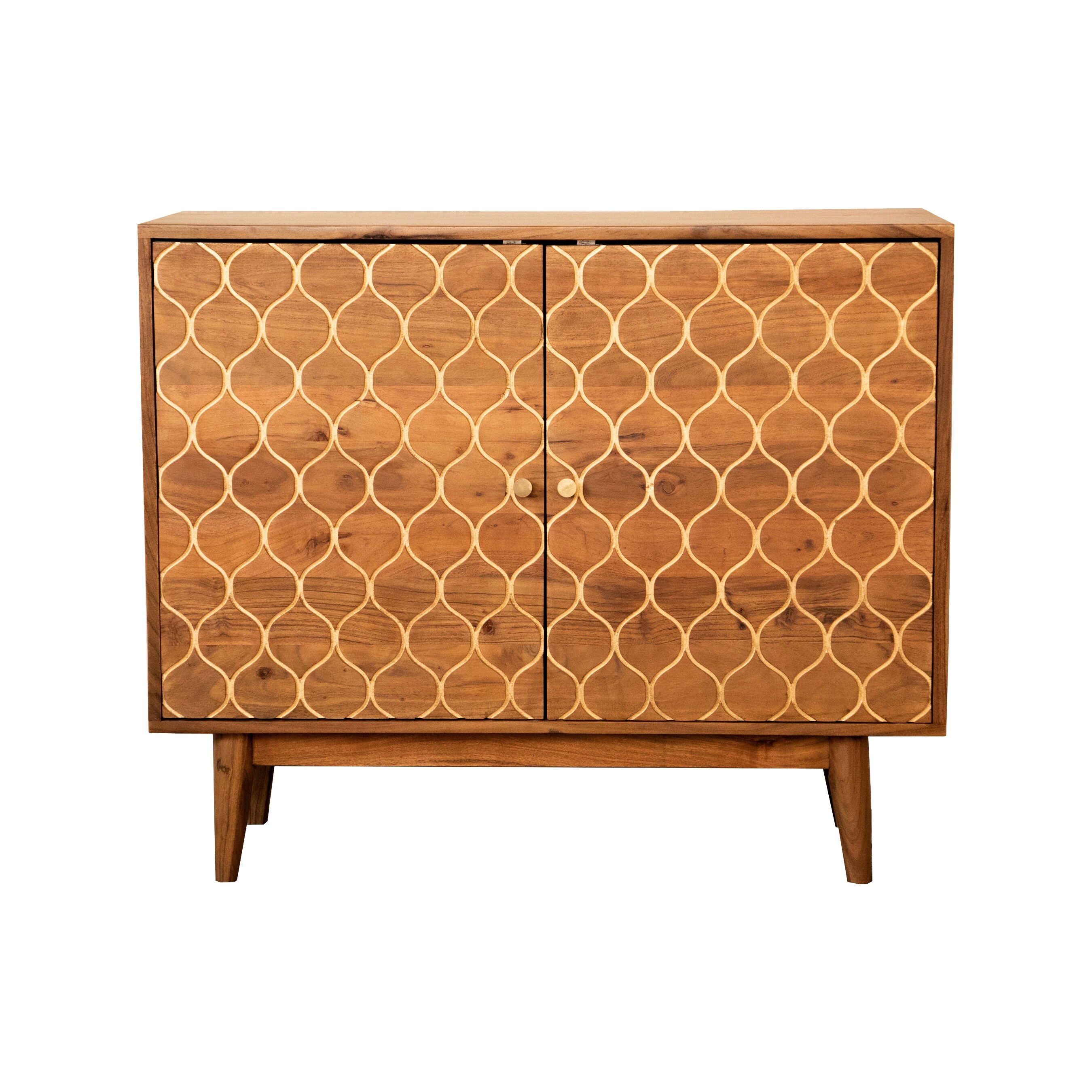 Rodgers Natural 2-door Accent Cabinet - Overstock - 33122308