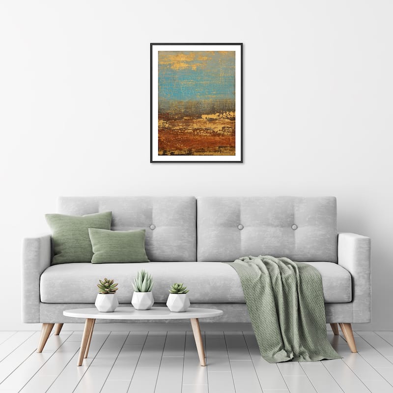 Golden Stream Framed Print Wall Art by Norman Wyatt Jr.
