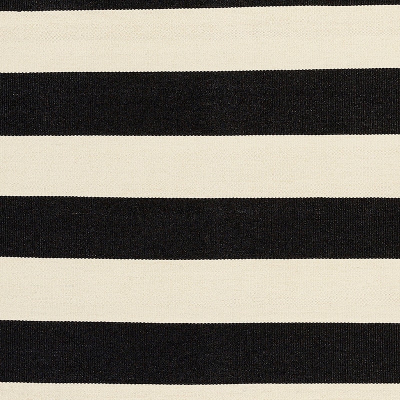 Jonas Hand Woven Casual Stripe Indoor/Outdoor Area Rug