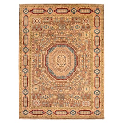 ECARPETGALLERY Hand-knotted Jules Serapi Brown Wool Rug - 10'1 x 13'10