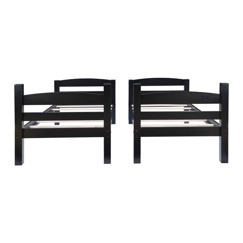 Levi Solid Wood Twin over Twin Bunk Bed