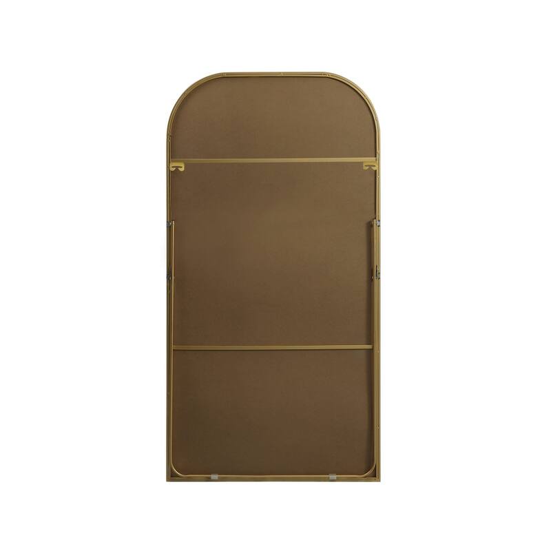 Indigo Home Metal Frame Arch Full Length Mirror 35x66 Inch
