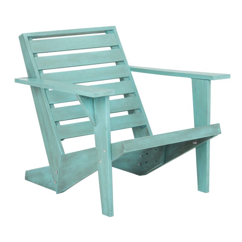 SAFAVIEH Outdoor Janiya Adirondack Chair - 30W x 28D x 32H
