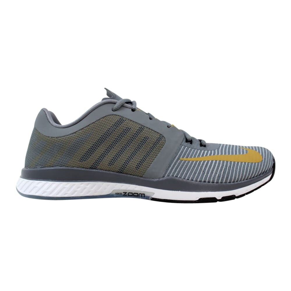 gray and gold nike shoes