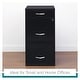 preview thumbnail 10 of 8, Space Solutions 18" Deep 3 Drawer Metal File Cabinet, Black