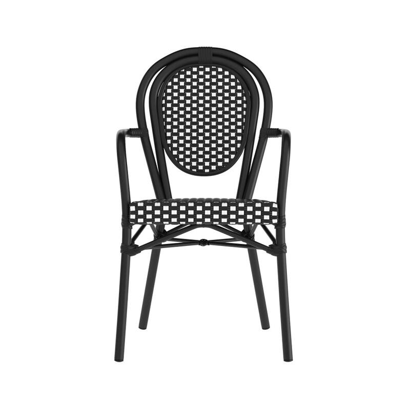 All-Weather Commercial Paris Chair with Metal Frame