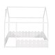 preview thumbnail 44 of 60, Kids Wood House Bed Frame w/ Roof & Fence,Slats are not Included